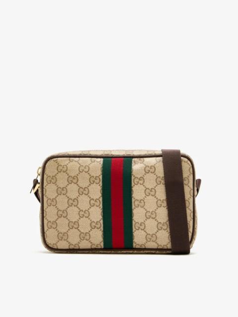 GUCCI Gucci Small GG Crossbody Bag Beige Men