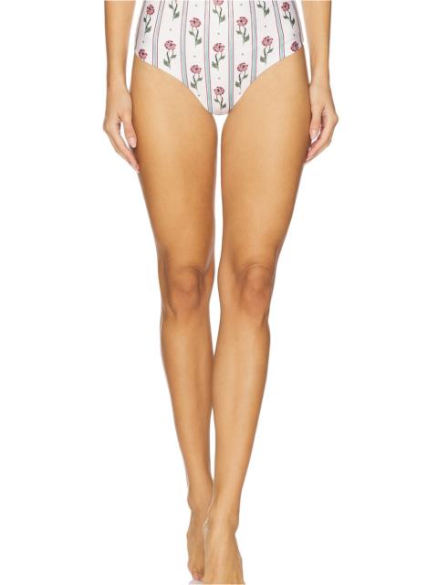 Agua by Agua Bendita Magenta Quebrada Bikini Bottom