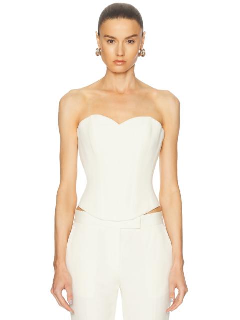 ALEX PERRY Suiting Corset Top