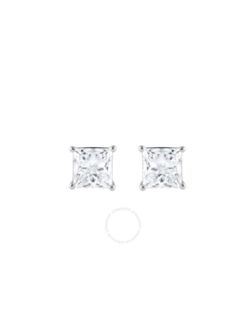 Other Designers Brilliant Diamond 14KT White Gold 1.00 Carat Lab Grown Diamond Stud Earrings for Women