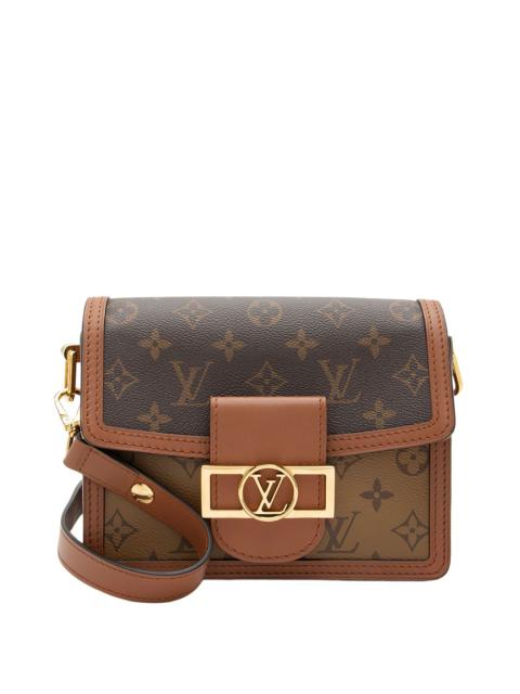 Louis Vuitton Louis Vuitton Brown Coated Canvas & Leather Dauphine Mini (Authentic Pre-
Loved)