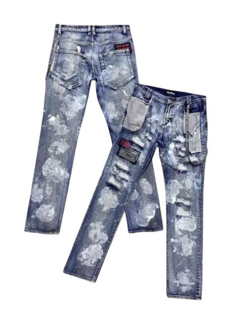 Other Designers Sex Pot ReVeNGe - FYE💥SEXPOT REVENGE TOKYO Thrash Punk Metal Distressed Denim