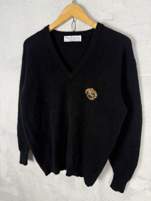 Burberry Vintage Burberry Knit Cable Wool Sweater Cardigan