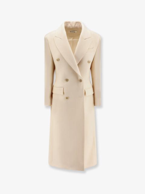 RÓHE Hourglass Wool Double-Breasted Coat