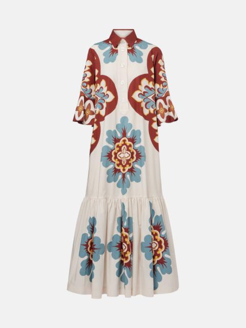 La DoubleJ Artemis printed cotton shirtdress