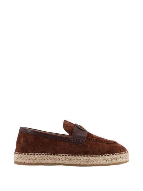 Valentino Valentino Garavani Men Vlogo Signature Suede Espadrillas