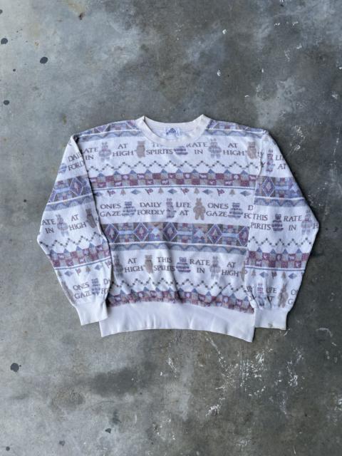 Other Designers Japanese Brand - Vintage Castelfield Navajo Pattern Terry Sweatshirt Boxy