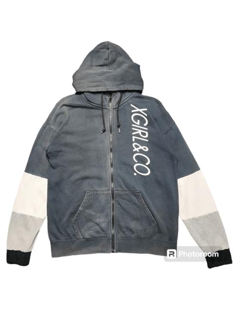 Other Designers Japanese Brand × Vintage - VINTAGE X-GIRL JAPANESE STREETWEAR ZIPPER HOODIE SWEATER