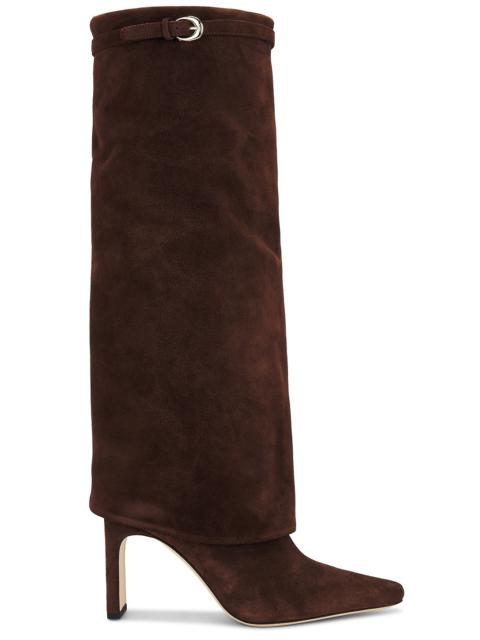 STAUD Wally Foldover High Heel Boot