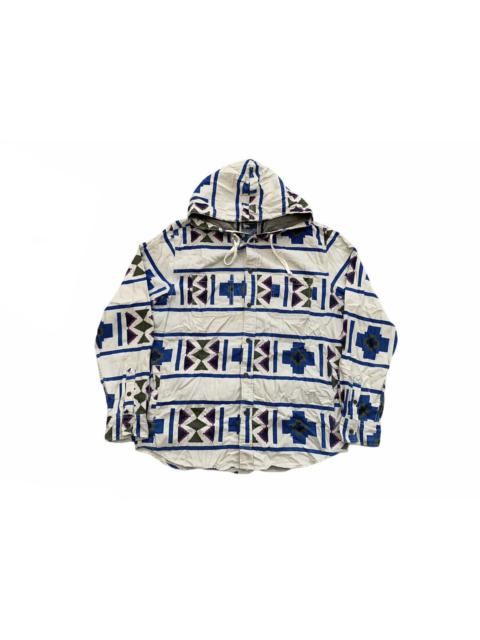Other Designers native american aztec navajo shirt with hoodie