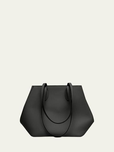 Valextra Vivi Small Leather Tote Bag