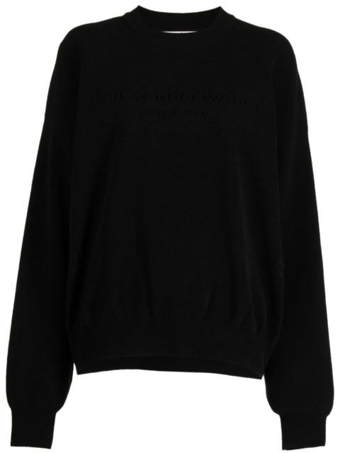 Alexander Wang ALEXANDER WANG Women Embossed Logo Ribbed Pullover