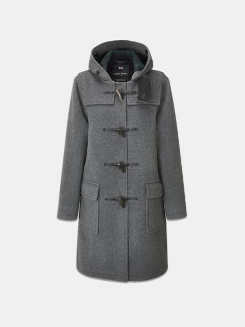 GLOVERALL Women's Freda Duffle Coat Grey Black Watch
