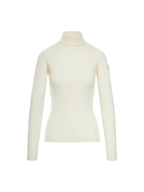 Moncler MONCLER GRENOBLE $840 Women's White Wool Sweater New (Women'