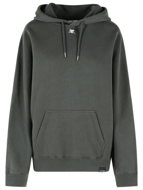 courrèges Courreges Gray Cotton Sweatshirt Women