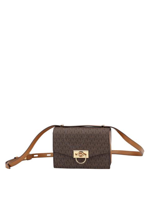 Other Designers Michael Kors Ladies Hendrix Extra-small Logo Convertible Crossbody Bag - Brown