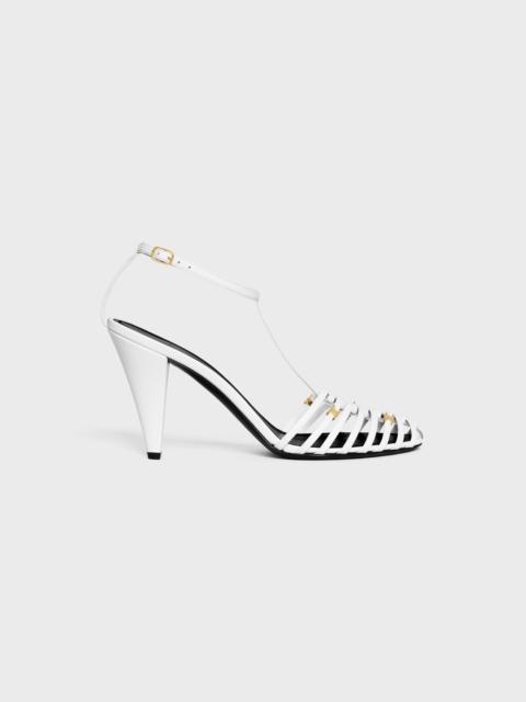 CELINE CELINE CAGE - STRAPPY SANDAL IN GOATSKIN