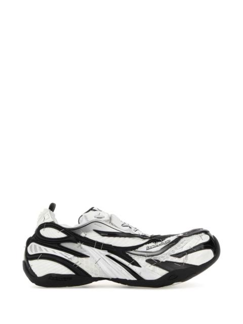 BALENCIAGA Balenciaga Men Two-Tone Fabric Soleless Sneakers