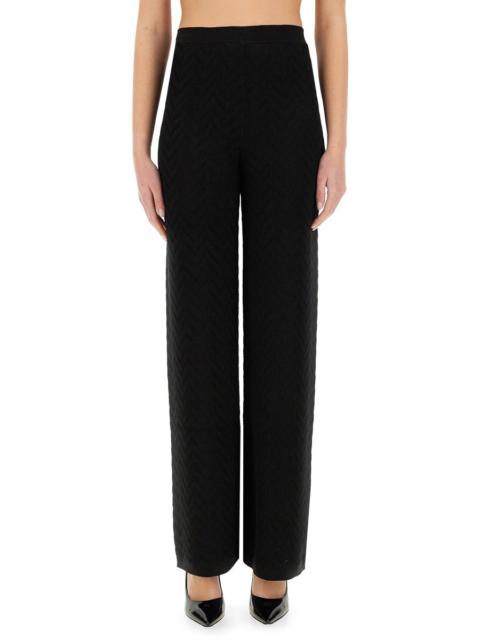 Missoni Women Straight Pants Chevron Pattern Tone On Tone