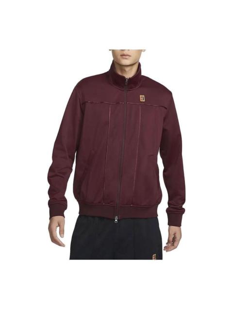 Nike Court Tennis Jacket 'Burgundy' DC2566-652