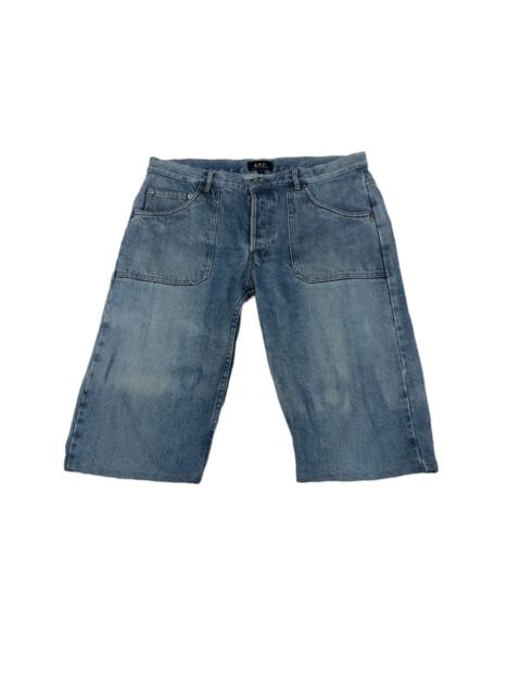 A.P.C. A.P.C. patch pocket slim short denim