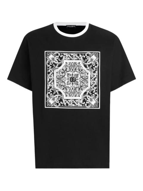 Dolce & Gabbana Short Sleeve Crew-Neck T-Shirt