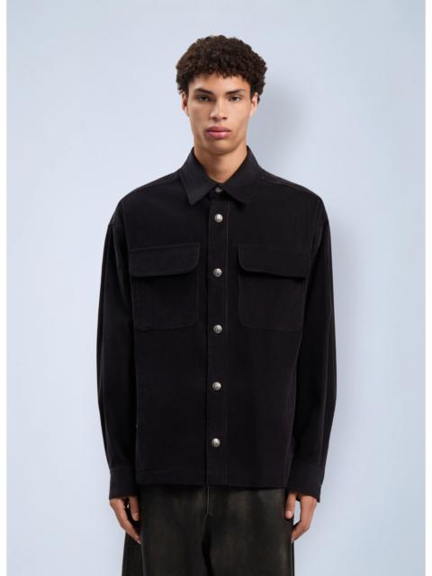 Palm Angels Palm Angels Men Classic Logo Corduroy Overshirt