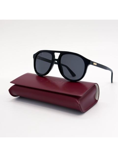 GUCCI NEW GUCCI SUNGLASSES GG1320S 004 BLACK AVIATOR UNISEX GUCCI