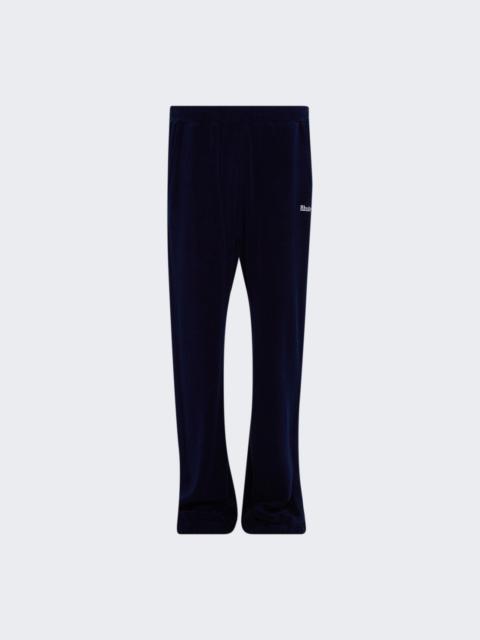 Rhude Towel Cuffed Hampton Track Pant Navy And Navy