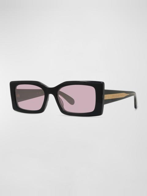 Stella McCartney Acetate Rectangle Sunglasses