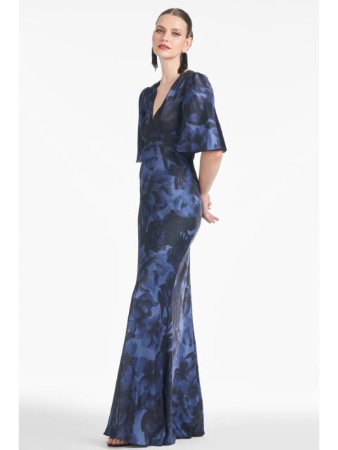 SACHIN & BABI Mae Gown - Deep Ocean Bouquet