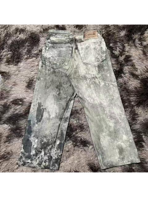 Acne Studios Acne studios Print illusion splash-ink old mud jean