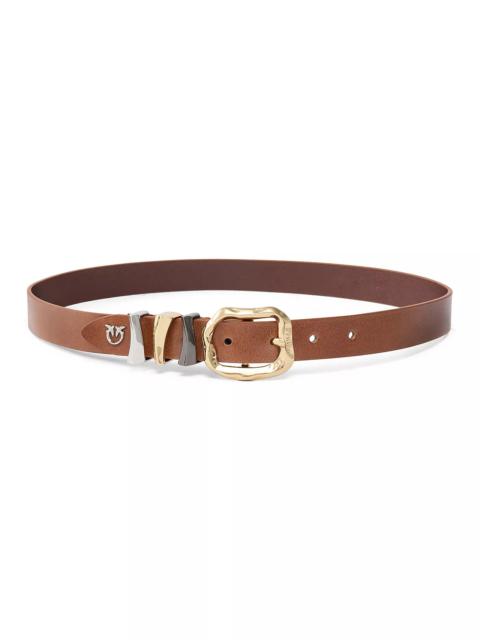 PINKO Women's Chunky Leather Belt