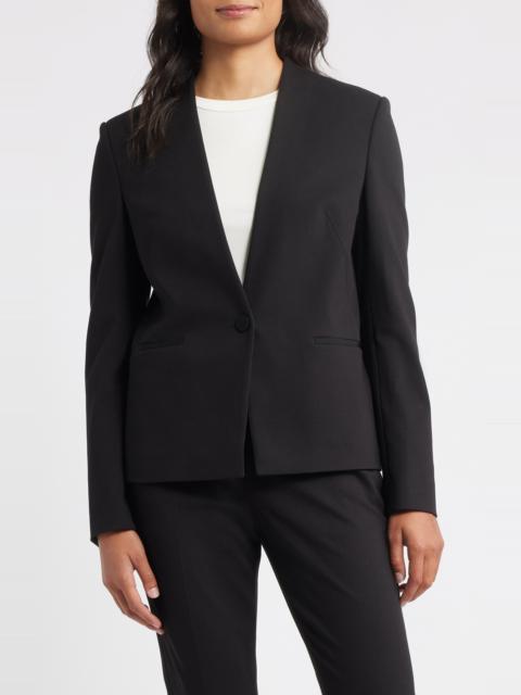 BOSS BOSS Jemma One-Button Blazer in Black at Nordstrom