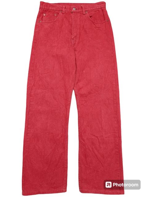 Other Designers Le Grande Bleu (L.G.B.) × Levi's × Levi's Vintage Clothing - Vintage Levis Jeans 512 03 Red Denim