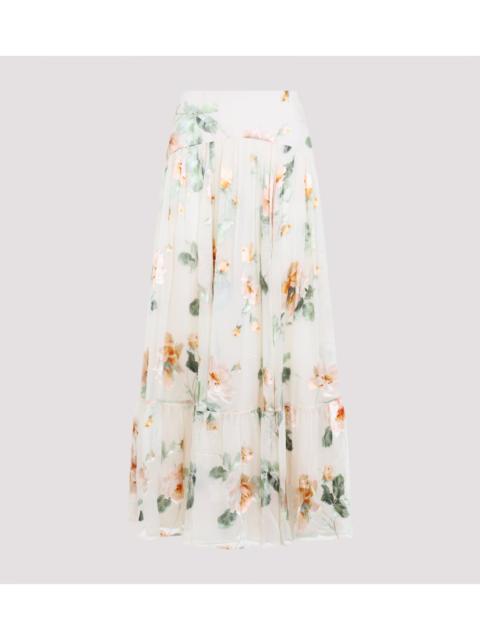 Zimmermann Zimmermann Carousel Burnout Midi Skirt