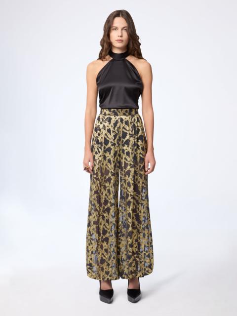 NINA RICCI Marble Gold Harem Pants