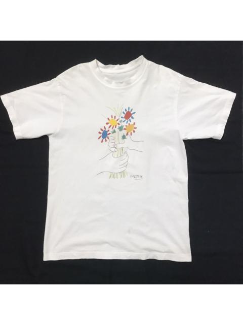 Other Designers Vintage - 2011 Succession Picasso Paris Bouquet of Peace T-Shirt