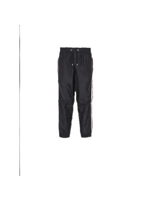 Balmain Balmain Men'S Black Nylon Convertible Track Pants