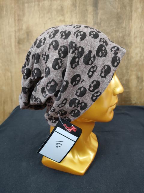 Other Designers Skulls - Japanese Brand full print skull beanie hat snow cap #166