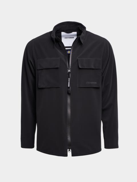 Stutterheim Vitaberg Matte Overshirt Black