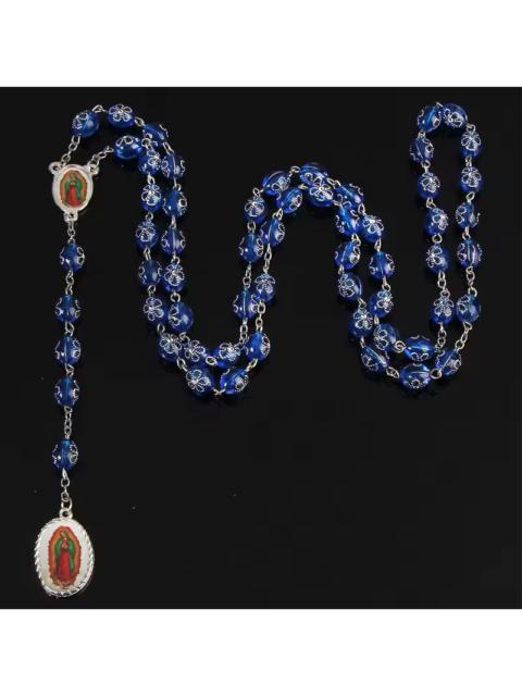 Vintage - Blue Crystal Beads Necklace