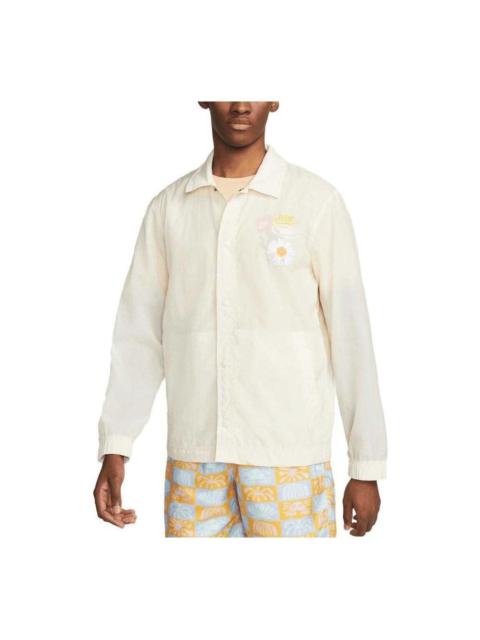 Nike Nike Sportswear Unlined Coaches Jacket 'Yellow' DM5055-113