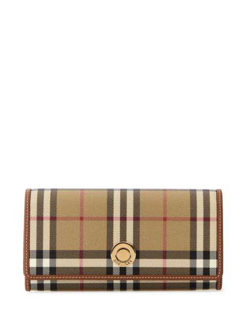 Burberry Printed canvas wallet