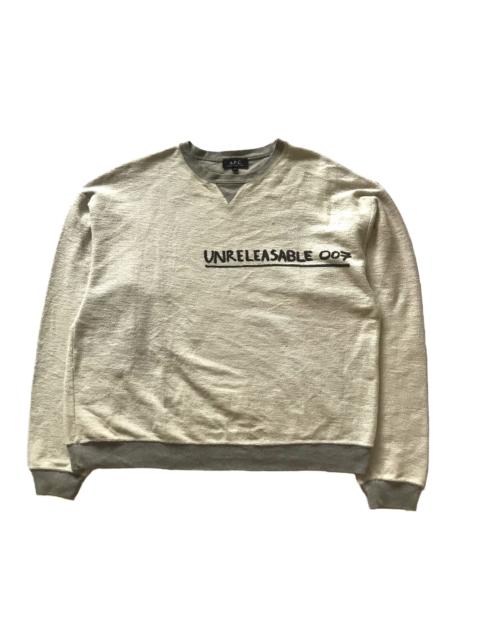A.P.C. Vintage Sweatshirt Apc UNRELEASABLE