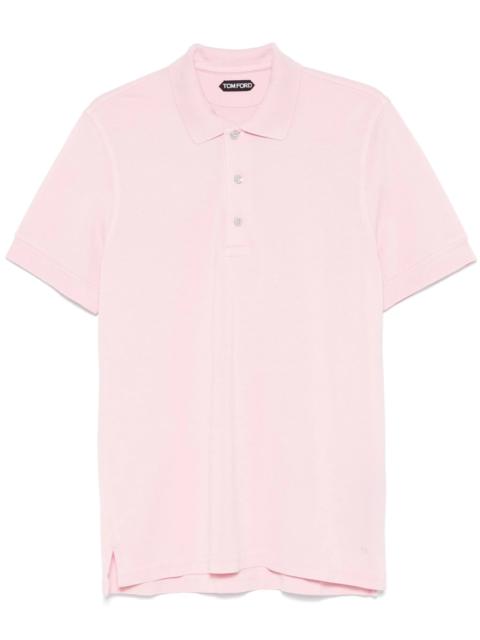 TOM FORD piqué-weave polo shirt