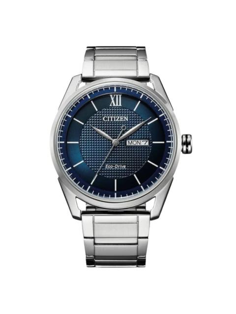 Other Designers Citizen Eco-Drive Quartz Blue Dial Men's Watch AW0081-54