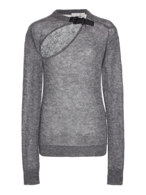 COPERNI Buckled Cutout Sweater grey