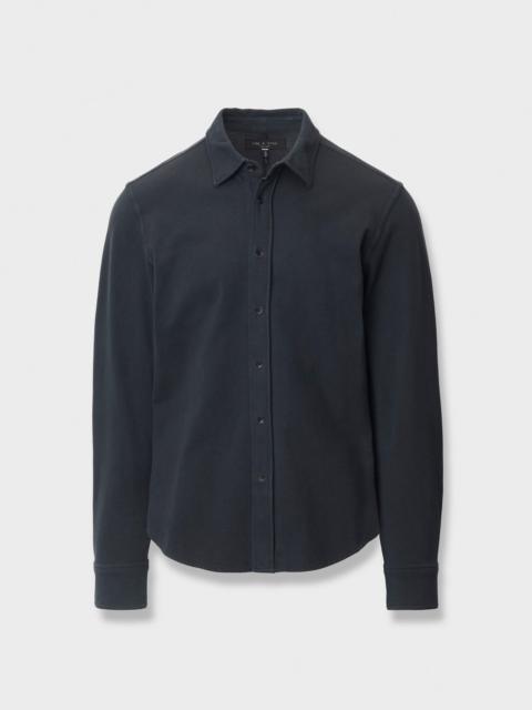 rag & bone Tomlin Knit Cotton Shirt