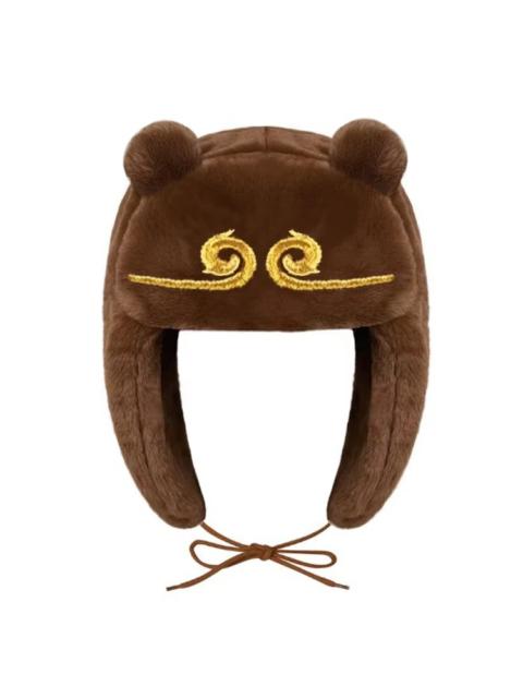 Other Designers Cartoon Anime Black Myth Wukong Monkey Game Ushanka Hat Cute Y2K Warm Earflap Trapper Hat